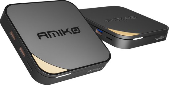 Amiko A11 Green+ 4K UHD Media Streaming Box - 2GB RAM - 16GB opslag ...