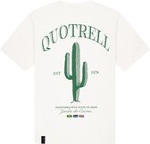 Quotrell - CACTUS T-SHIRT - OFF WHITE/GREEN - XXL