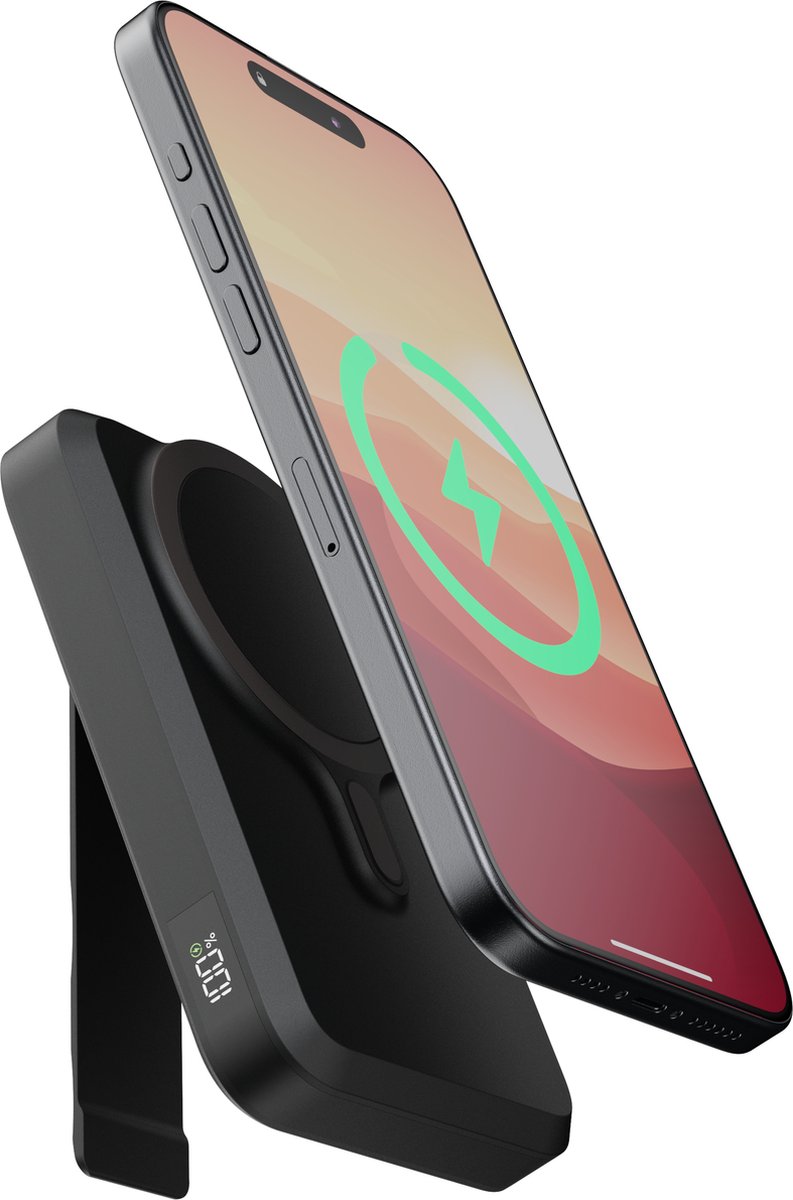 Xtorm Draadloze Powerbank 10000 mAh - Geschikt voor Magsafe Iphone 12 13 14 15 - USB C 15W