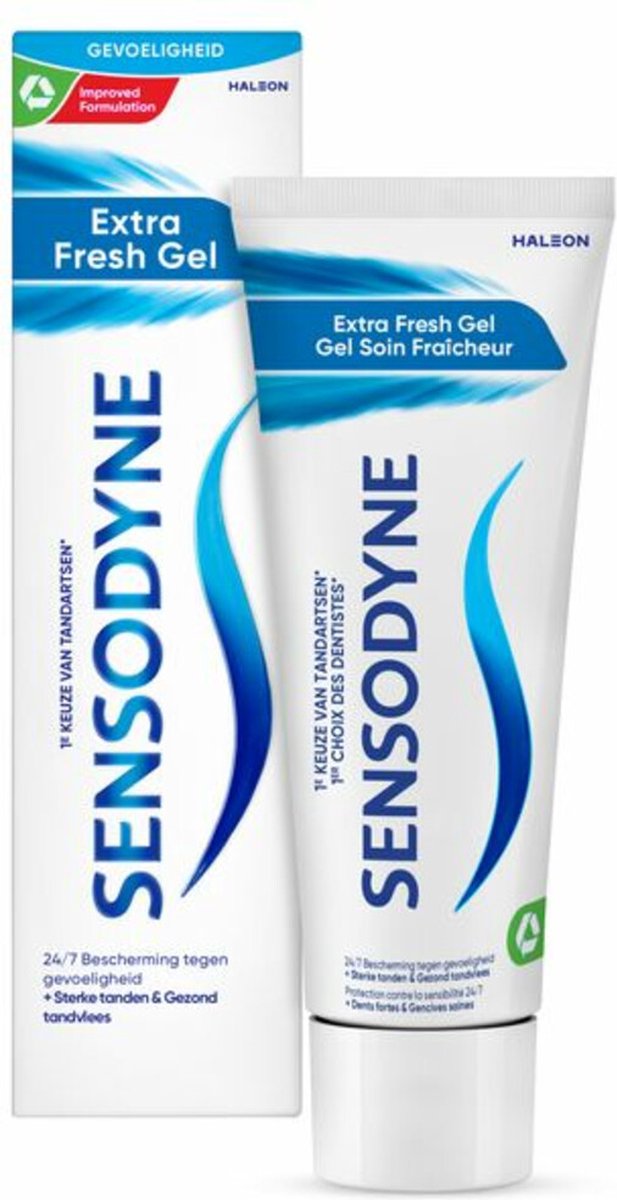 Goedkoopste 3x Sensodyne Tandpasta Extra Fresh Gel 75 ml