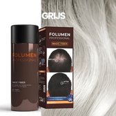FOLUMEN Haarvezels (28 g) - Haarverdikker / Haarpoeder voor Fijn en Dunner Wordend Haar - Direct Dik en Vol Haar - 8 Kleuren voor Mannen en Vrouwen - GRIJS - CADEAUTIP*