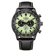Citizen CA4505-21X Horloge - Leer - Zwart - Ø 44 mm