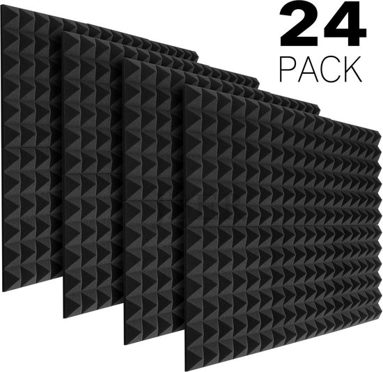 Ohuhu Schallschutzplatten 24 Stück mit Aufkleber 30 Jordan