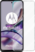 Cadorabo Screenprotector geschikt voor Motorola Moto G13 / G23 - Pantser film Beschermende film in KRISTALHELDER Geharde (Tempered) display beschermglas in 9H hardheid met 3D Touch