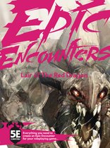 Epic Encounter RPG set Lair of the Red Dragon Boardgame - Dungeons and Dragons 5e - Adventure set, miniatures, DM Guide, Tokens, Dubbelzijdige Playmat