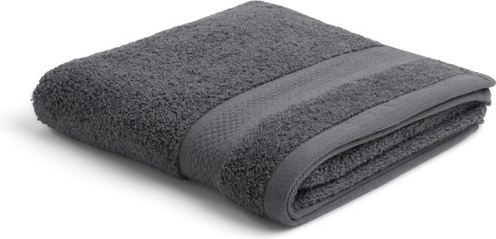 DoubleDry Handdoeken 50 x 100 - set van 12 - Hotel kwaliteit 500 g/m2 - 6x BeigeTaupe & 6x Antraciet