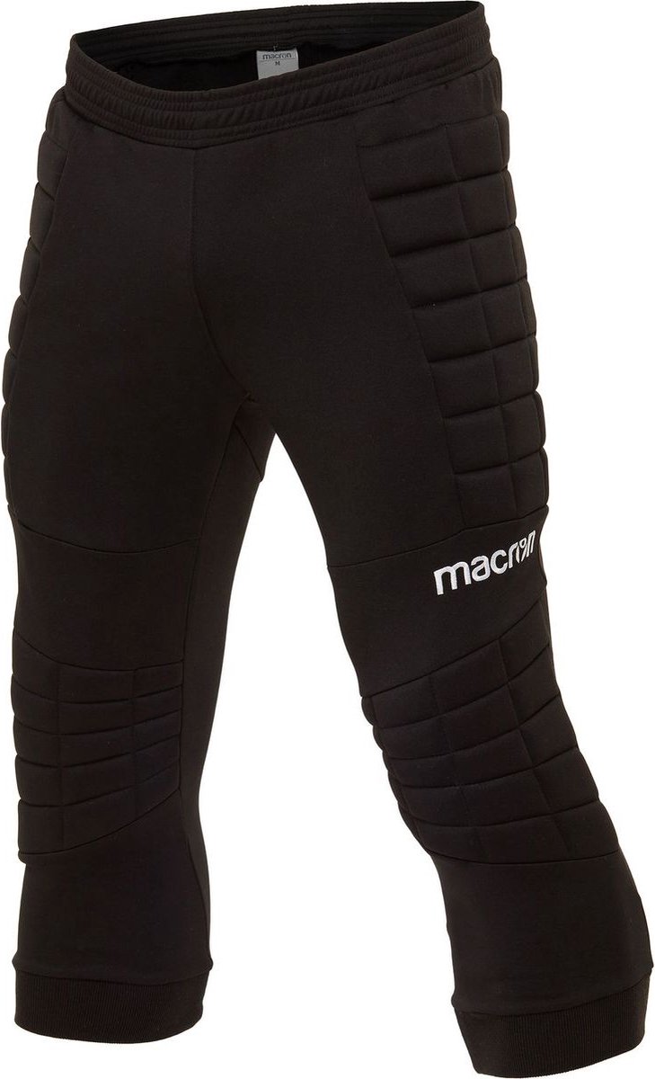 729x1200.jpg Macron Saiph 3/4 Keeperbroek Heren - Zwart | Maat: S - Afbeelding 1
