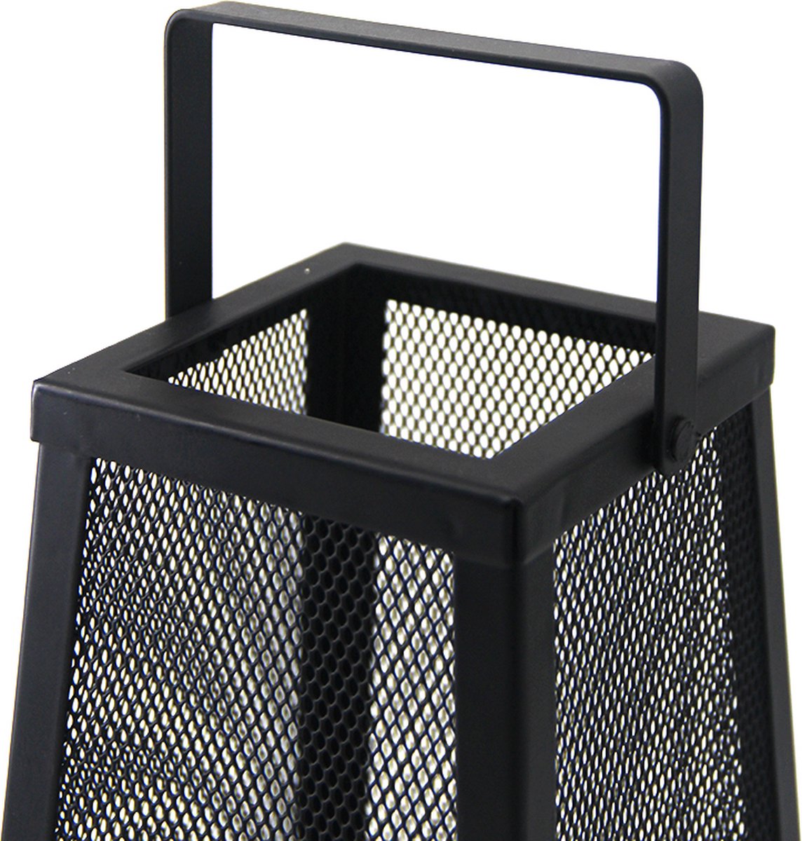 DILAMPO - CLOVIS Metalen design lantaarn - USB Oplaadbaar