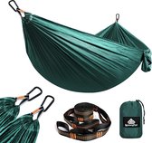 reis- en campinghangmat, ultralicht, draagvermogen 300 kg, ademend, sneldrogend parachute-nylon, voor binnen en buiten, tuin
