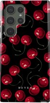 BURGA Telefoonhoesje voor Samsung Galaxy S23 Ultra - Schokbestendige Hardcase Hoesje - Cherrybomb