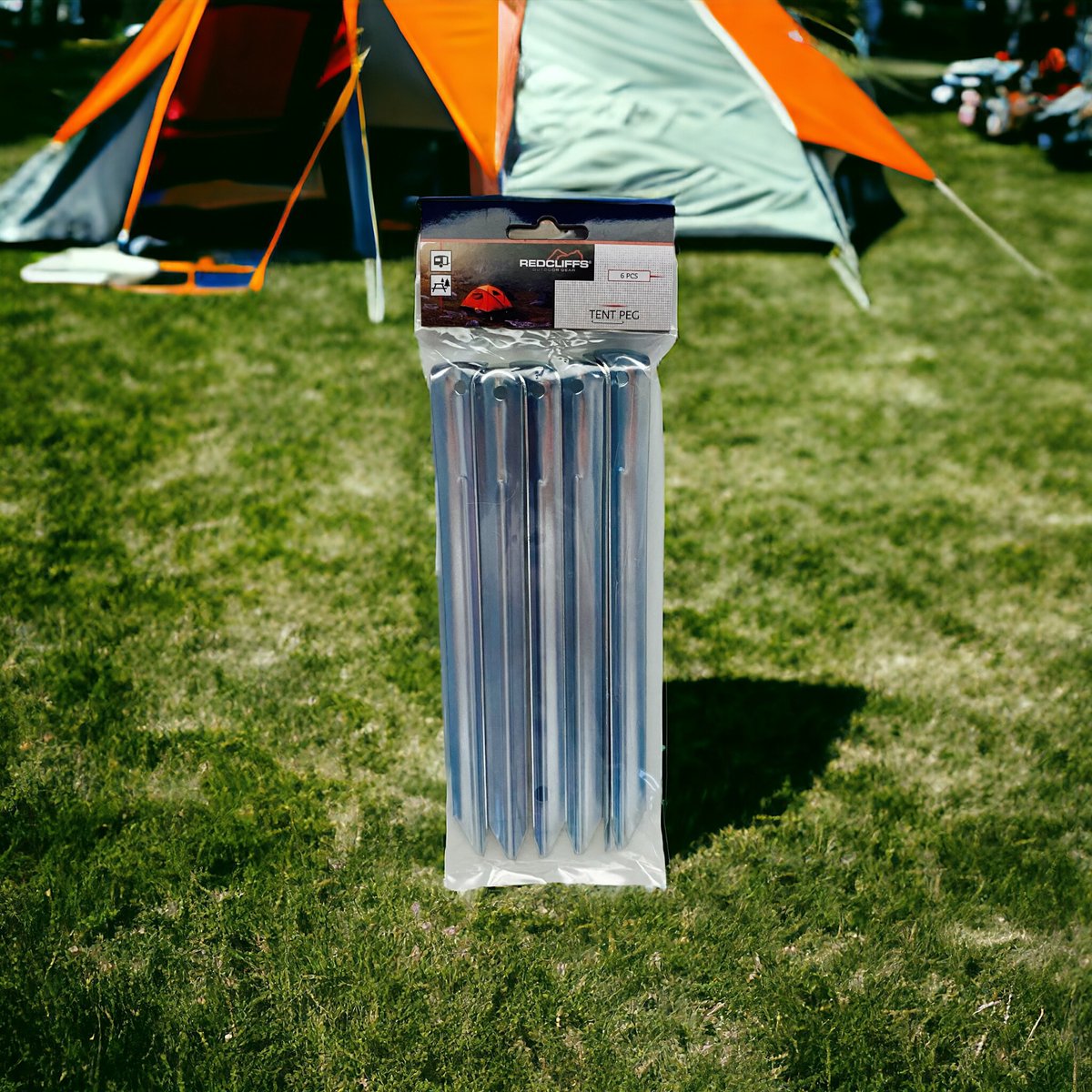 Lot De 12 Piquets De Tente Résistants Aux Tempêtes De 20 Cm Sardines Solides Pour Camping Camping Piquets De Tente En Acier Pour Sols Durs 97519862