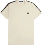 Contrast Tape Ringer Shirt T-shirt Mannen - Maat XL