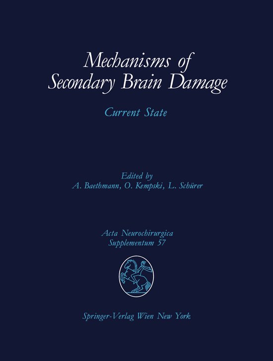 Mechanisms of Secondary Brain Damage - cover