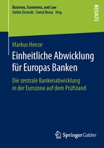 Einheitliche Abwicklung fuer Europas Banken