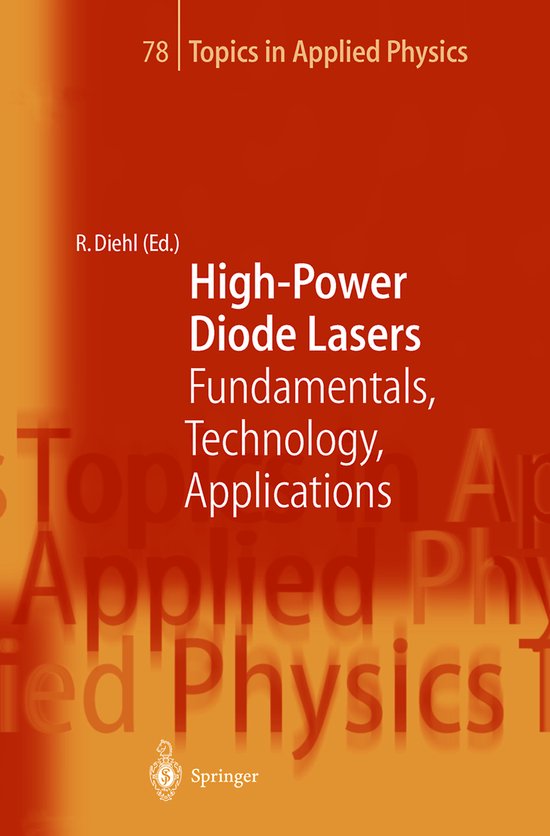 Foto: Topics in applied physics high power diode lasers