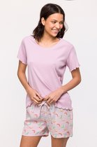 Woody Meisjes-Dames Pyjama mauve - maat L