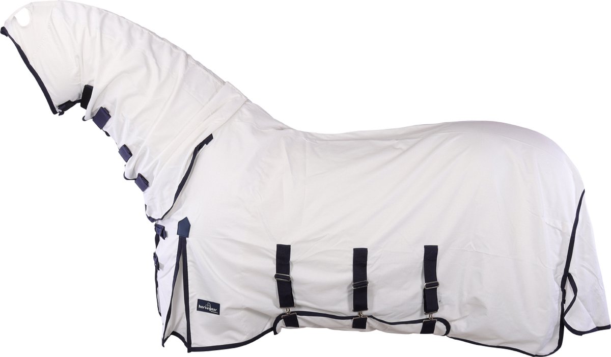 Horsegear Eczeemdeken Horsegear Sweet Itch Full Neck Wit - 135/185