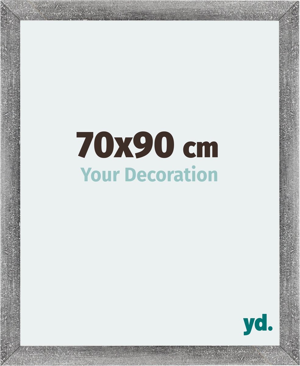 yd. Your Decoration - Fotolijst 70x90 cm - MDF - Grijs Geveegd - Mura