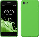 kwmobile telefoonhoesje geschikt voor Apple iPhone SE (2022) / iPhone SE (2020) / iPhone 8 / iPhone 7 - Hoesje voor smartphone - Back cover in neon groen