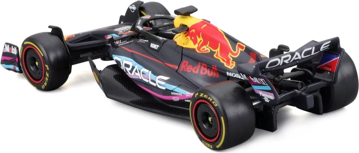 Bburago Red Bull Racing RB19 - #1 Max Verstappen - Formule 1 2023 - Winner Miami GP 2023 - schaalmodel - modelauto - schaal 1:43 - ca 11 cm — afbeelding 11