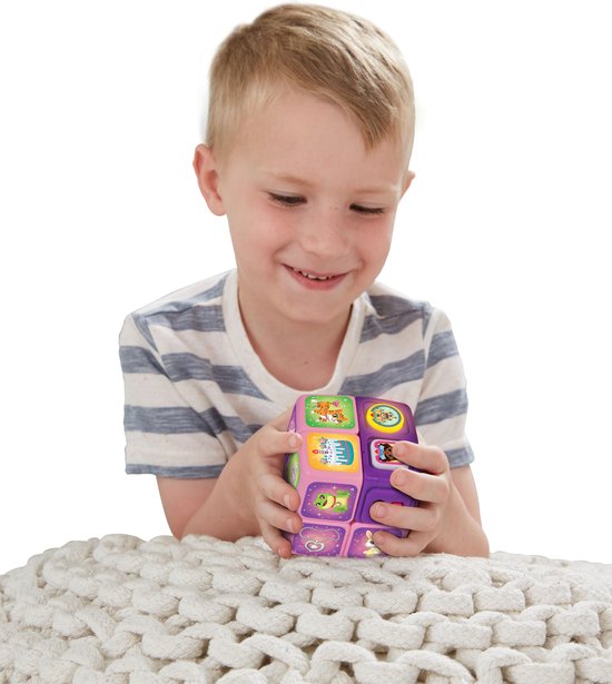 VTech Kubus - Draai de Kubus - Ontdek Spelersgewijs Interessante Weetjes over de Huisdieren van de Prinses - Speel Uitdagende Spellen - Vanaf 4 Jaar