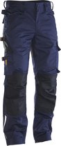 Jobman 2324 Service Trousers Stretch 65232420 - Navy/Zwart - D104