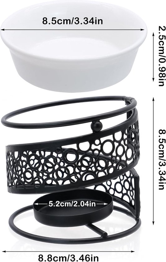 Aromatherapie Diffuser Romon Diffuser Voor Etherische Oliën - 150ml Ultrasone Diffuser Met Luchtbevochtiger | 7 LED Kleuren, Automatische Uitschakeling Etherische Olie Diffuser 150ml