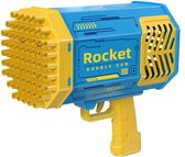 AnyPrice® Bubble Bazooka Blauw/Geel - LED Bellenblaas pistool - Bubbel Rocket machine - Kleurrijke bubbels met LED lichten - Voor kinderen en volwassenen!