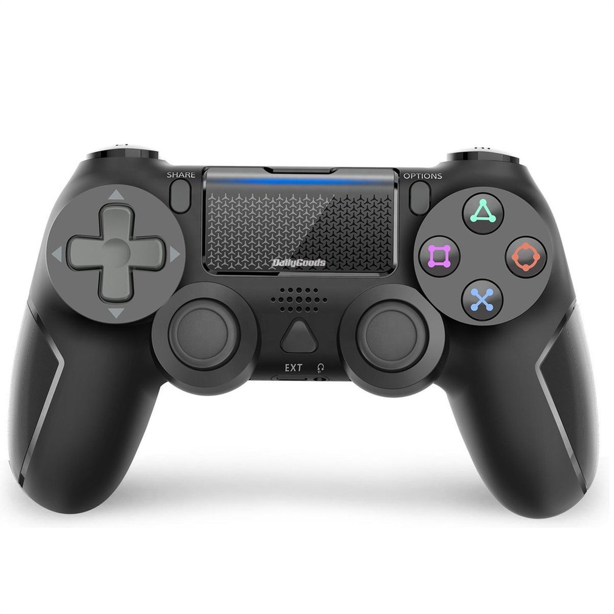 Draadloze Controller - Geschikt voor ps4 - Geschikt voor Playstation 4 - Ps4 controller - Zwart - ’merkloos’