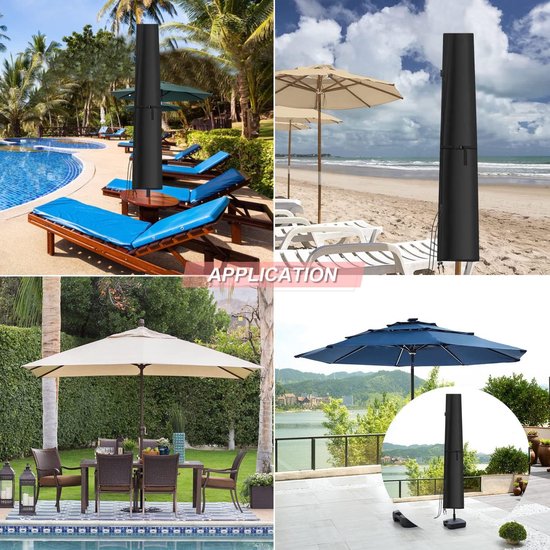 Outdoor Covers zweefparasolhoes 250x64 cm