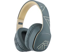 PowerLocus P7 - Draadloze Over-Ear Koptelefoon Inklapbaar - Bluetooth Hoofdtelefoon - Met microfoon – Headphone – Incl. Carry Case - Asphalt Grey