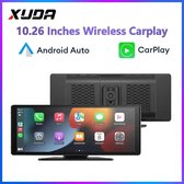 X-Qlusive Carplay Scherm - Touchscreen - Navigatiesysteem Auto - Voor Apple & Android - Universeel - Carplay Draadloos - Multimedia Autoradio - 10 Inch - PRO VERSIE