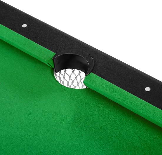 BuckShot Pooltafel Atlanta 6ft - Inklapbare poten - Groen — afbeelding 3