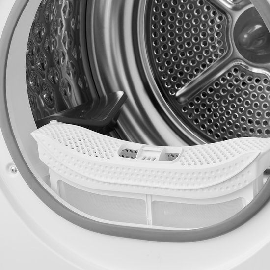 Inventum VDW8030W Wasdroger - 8kg - Warmtepompdroger - UV-hygiënefunctie - Energielabel C - Wit