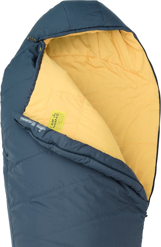 NOMAD® Bronco 1450 Mummy Slaapzak - Donkerblauw - 215 x 80 cm - Mummieslaapzak Goede Isolatie - Incl Hoes van NOMAD — afbeelding 2