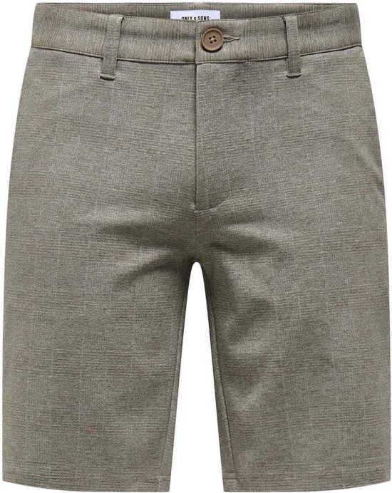 Only & Sons Broek Onsmark 0209 Check Shorts Noos 22028248 Chinchilla Mannen Maat - XS
