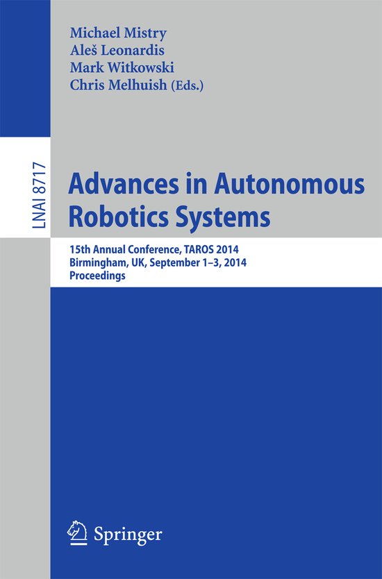 Advances in Autonomous Robotics Systems - cover