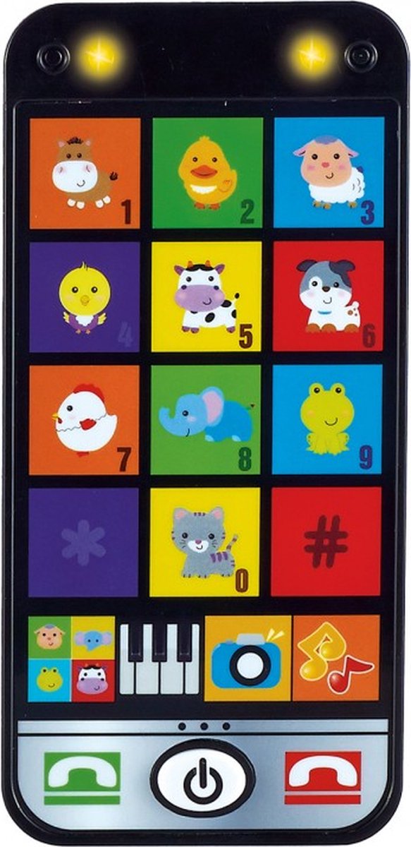 Speelgoed Sleutelbos en Telefoon voor Kinderen - Tachan - Autosleutels en Smartphone voor Baby - Met Licht en Geluid - Inclusief Batterijen van Speelgoed. — afbeelding 3