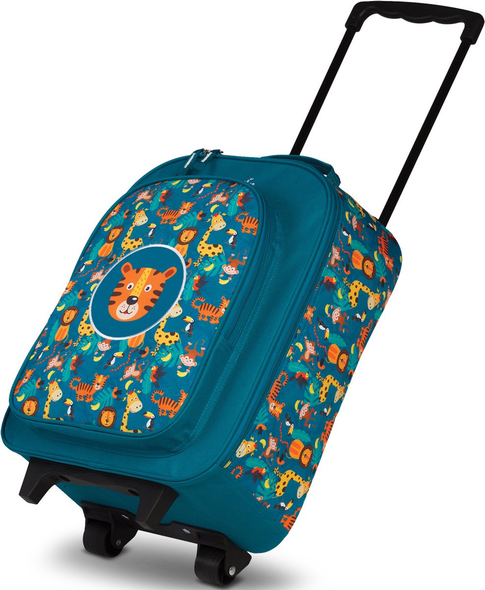 Fabrizio Trolley, Dierentuin - 42 x 32 x 16/21 cm - Polyester