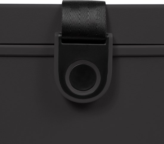 Steamy Classy 12 - Kleine Koelbox incl. divider/ snijplank met Schouderband - 12 Liter - Raven Black van Steamy — afbeelding 4
