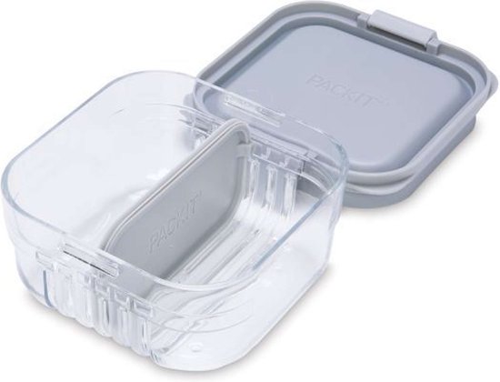 Pack It - Box voor Snack - Tritan - Grijs van Merkloos — afbeelding 4