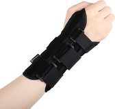 Attelle de poignet pour syndrome du canal carpien - Droit - Support de poignet universel - Bandage de poignet CTS - Orthèse RSI - Bandage de poignet droit - Zwart
