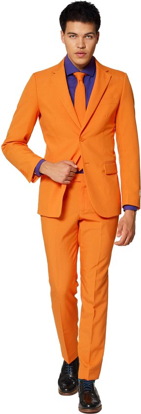OppoSuits The Orange - Mannen Kostuum - Oranje Pak - Koningsdag Nederlands Elftal - Maat 48