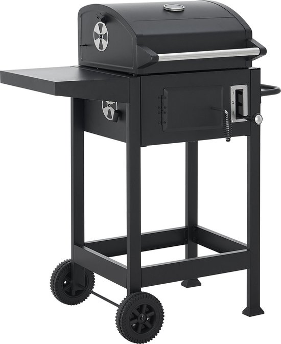Juskys Barbecue / Houtskoolgrill / BBQ Missouri - Incl. Afdekzeil & Zijtafel van Juskys — afbeelding 2