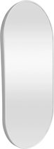 In And OutdoorMatch Spiegel Fira - Hangspiegel - 40x80cm - Mat Wit - Passpiegel - Elegant Design