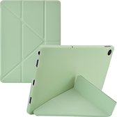 iMoshion Tablet Hoes Geschikt voor Lenovo Tab M10 Plus (3rd gen) - iMoshion Origami Bookcase tablet - Lichtgroen