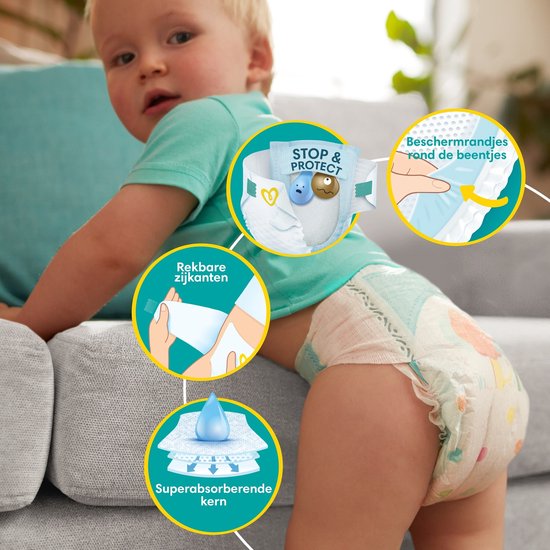 Pampers - Baby Dry - Maat 5 - Mega Maandbox - 216 stuks - 11/16 KG