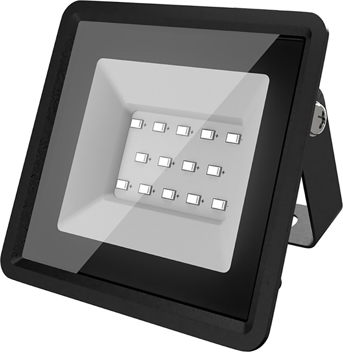LED Breedstraler - Velvalux Glowlit - 10 Watt - Natuurlijk Wit 4000K - Waterdicht IP65 - Flikkervrij