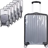 Kofferhoezen, transparant beschermhoes van pvc, afwasbaar, krasbescherming en herbruikbaar