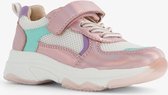 TwoDay leren meisjes sneaker wit metallic roze - Maat 32